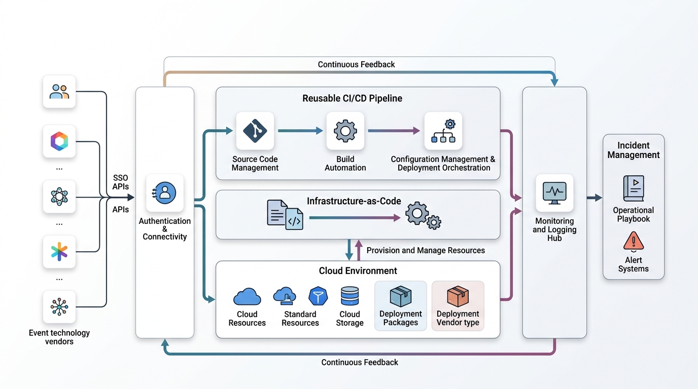 Streamlining Deployment and Operations Support for Abbott's Virtual Events case study
